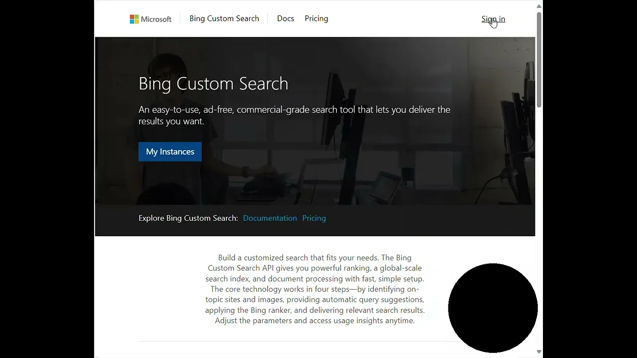 @Bingsearch Bing Custom Search Login Failure Please Help